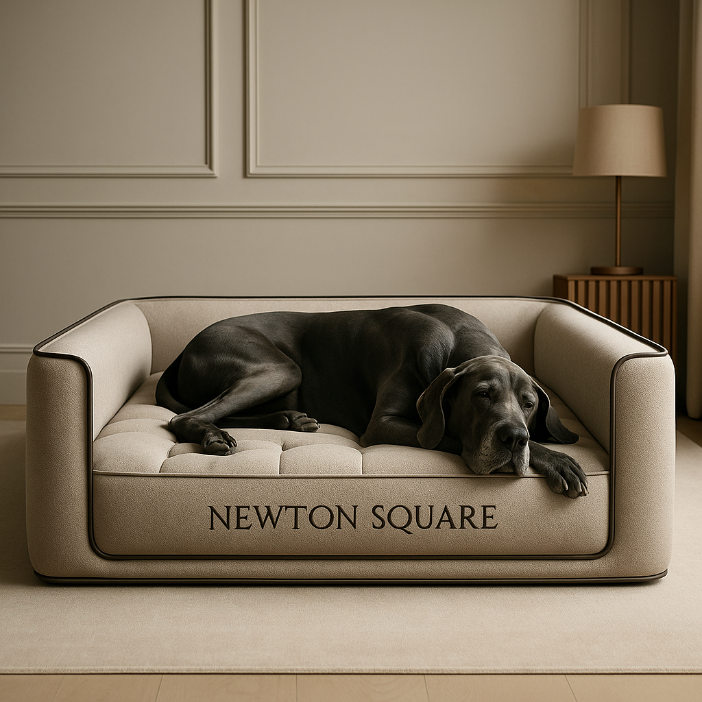 Newton Square Luxe Hondenmand Duitse Dog