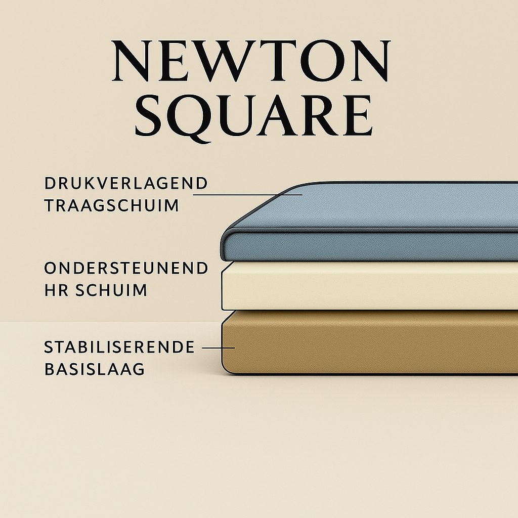Newton Square Opbouw orthopedische matras